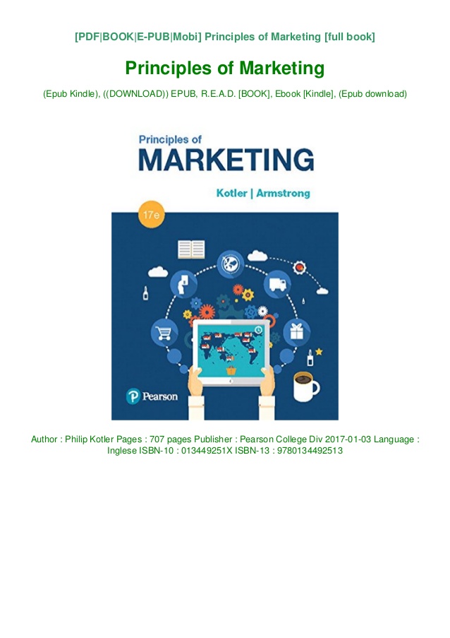 Principles of marketing 16th pdf